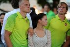 Lietuvos olimpiečiams įteikta vėliava