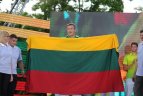 Lietuvos olimpiečiams įteikta vėliava
