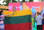 Lietuvos olimpiečiams įteikta vėliava