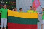 Lietuvos olimpiečiams įteikta vėliava