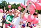 2012.07.13 Kaune išlydėta plimpinio deglo nešėja Birutė Statkevičienė