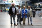 Iš Vilniaus oro uosto į Londoną išskrido keturi Lietuvai atstovausiantys olimpinio deglo nešėjai.