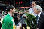 KKSD apdovanojimai Europos čempionams.