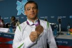 2012 08 05. Imtynininkas Aleksandras Kazakevičius iškovojo Londono olimpinių žaidynių bronzą.