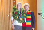 Vilnius pasitiko olimpinę čempionė Rūtą Meilutytę