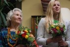 Meilučių šeima susitiko su kadenciją baigusiu prezidentu Valdu Adamkumi