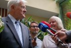 Meilučių šeima susitiko su kadenciją baigusiu prezidentu Valdu Adamkumi