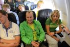 Olimpiečiai sugrįžo į Lietuvą.