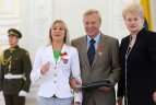 Olimpinių žaidynių prizininkai buvo apdovanoti prezidentūroje