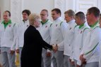 Lietuvos parolimpiečių palydos prezidentūroje.