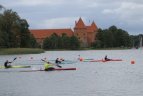 Trakuose vyko tradicinė baidarių ir kanojų irklavimo "Galvės regata".