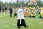 Naujas stadionas Rudaminoje.