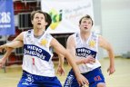 3x3 lygos pirmenybių dalyviai vilkėjo mėlynos ir baltos spalvų aprangomis