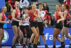 SKM berniukai metė iššūkį BC „Lietuvos rytas“ komandos šokėjoms