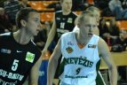 "LSU-Baltų" krepšininkai atkaklioje dvikovoje įveikė "Nevėžį"