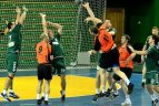 Lietuvos rankinio lyga. Kauno „Granitas-Gaja-Karys“ - Kauno „LSU-Lūšis“ 22:22 (12:13).