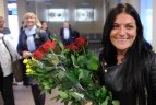 Hamburgo maratono laimėtoja Diana Lobačevskė.