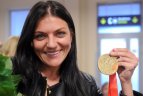 Hamburgo maratono laimėtoja Diana Lobačevskė.