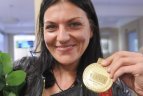 Hamburgo maratono laimėtoja Diana Lobačevskė.