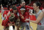 Vilniaus „Kibirkšties-VIČI-IKI“ - Kauno rajono „Hoptrans-Sirenos“ - 80:57.