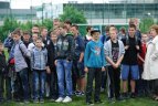 Naujas mokyklos stadionas Fabijoniškėse.