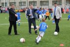 Naujas mokyklos stadionas Fabijoniškėse.