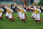 Naujas mokyklos stadionas Fabijoniškėse.