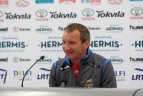 Lietuvos ir Graikijos futbolininkai treniravosi LFF stadione