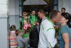 Europos jaunimo olimpinio festivalio dalyviai grįžo į Lietuvą.