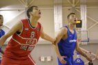 Kauno “LSU-Atletas” - Novosibirsko “Lokomotiv” (Rusija) 71:68.