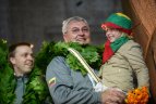 Lietuvos krepšinio rinktinės sutiktuvės Vilniuje.