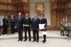 Sportininkai buvo apdovanoti Lietuvos vyriausybės