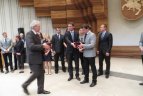 Sportininkai buvo apdovanoti Lietuvos vyriausybės