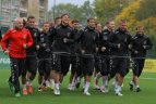 Lietuvos futbolo rinktinė pradėjo pasiruošimą paskutiniams atrankos mačams