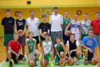 LSU krepšinio akademijoje - R.Samulėno ir K.Lavrinovičius pamokos.