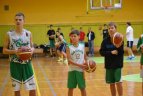 LSU  krepšinio akademijoje- R.Samulėno ir K.Lavrinovičius pamokos.