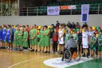 Krepšinį žaidė specialiųjų poreikių turintys vaikai ir suaugusieji