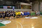 Krepšinį žaidė specialiųjų poreikių turintys vaikai ir suaugusieji