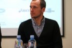 Penkiakovininkų spaudos konferencija.