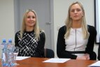 Penkiakovininkų spaudos konferencija.
