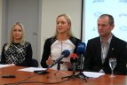 Penkiakovininkų spaudos konferencija.
