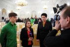 Lietuvos olimpiečių palydos.