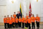 Lietuvos olimpiečių palydos.