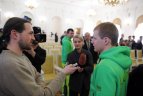 Lietuvos olimpiečių palydos.