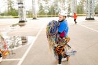 Druskininkų “Snow Arenoje” įvyko alpinizmo ir kalnų kelionių technikos varžybos