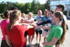 Vingio parke vyko atvirosios Vilniaus gimnazijų kroso estafečių varžybos.