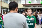 "Žalgirio" krepšininkai Varėnos "Ryto" progimnazijoje