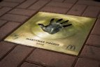 M.Pocius įsiamžino „McDonald‘s“ šlovės alėjoje