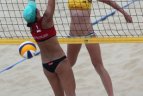 I.Dumbauskaitė ir M.Povilaitytė - J.Syrceva ir A.Šyriajeva 0:2.