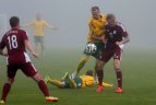 Latvija - Lietuva 1:0.